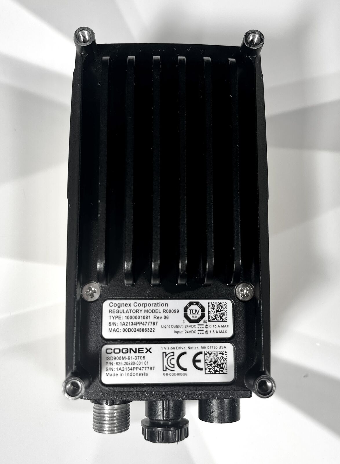 Cognex ISD905M-61-3705 + Cables In-Sight ISD905 D905M ViDi D900 OCR Wafer Reader