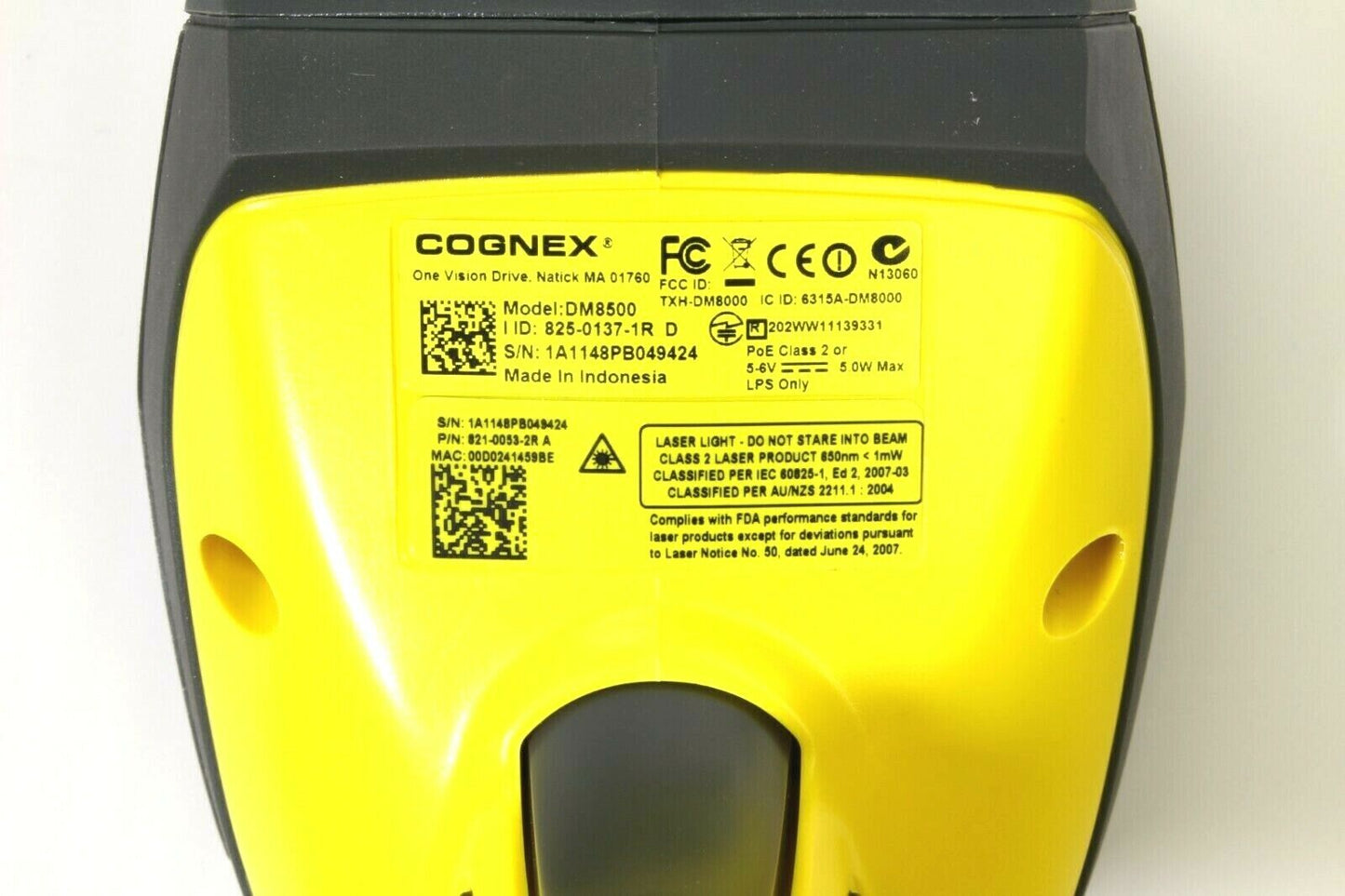 Cognex DM8500 USB + Cable *1 YEAR Warranty* Reader DM 8500 0100 Dataman DMR