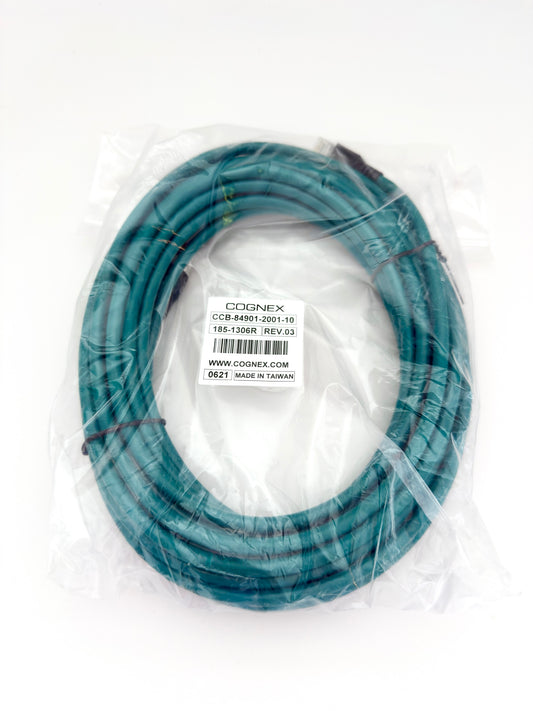 Cognex CCB-84901-2001-10 — X-Coded M12 to RJ45 Ethernet Cable (10 m) — view 2