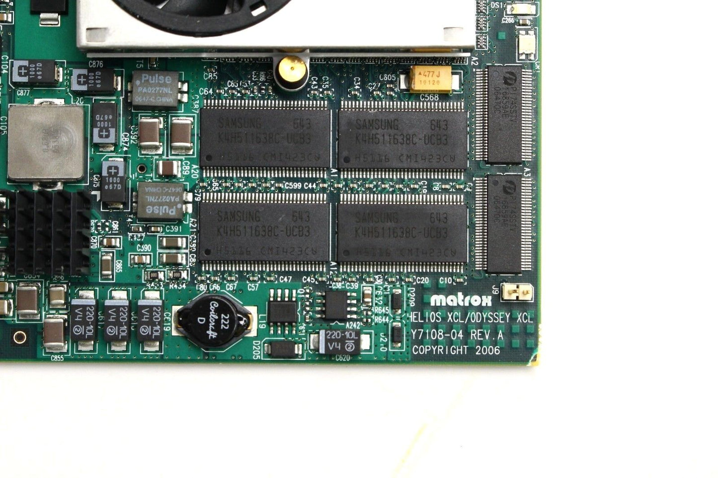 Matrox Helios XCL Odyssey PCIx CameraLink Dual Base O10G5MDBCL Y7108-04