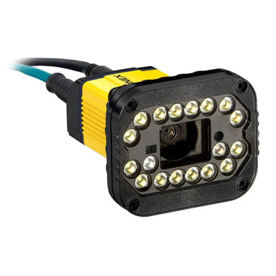 Photo of Cognex DM374X-M w/ White HPIT Lights & 10mm Liquid Lens & Height Sensor Dataman