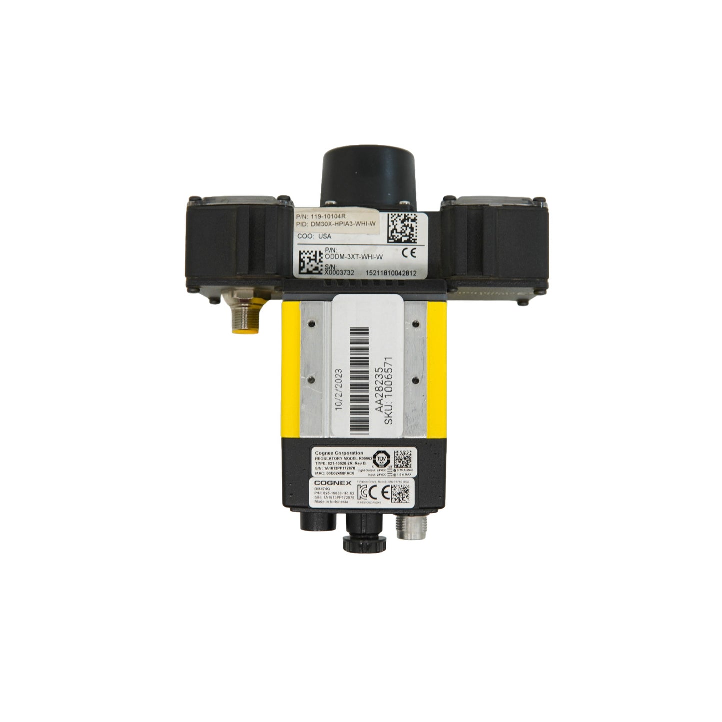Cognex DM474Q w/ White Lights Barcode Reader Dataman DMR-474Q 474Q Quick