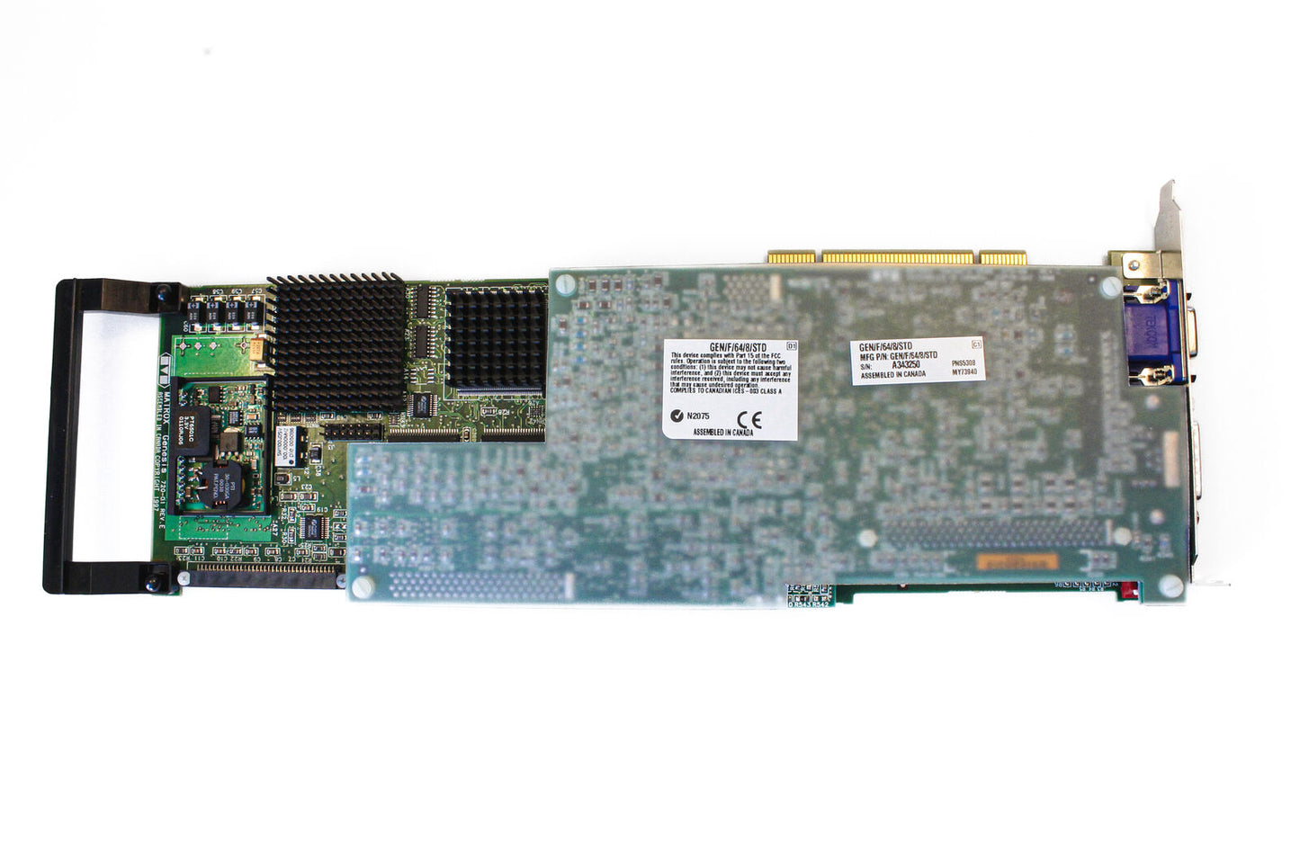 Matrox Genesis STD Frame Grabber GEN/F/64/8/STD 570-06 720-01 or 720-04
