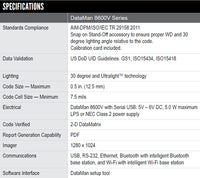 Photo of Cognex DM8600V Verifier Ethernet w/ Cable Verification DPM 2D Dataman DMR-8600V