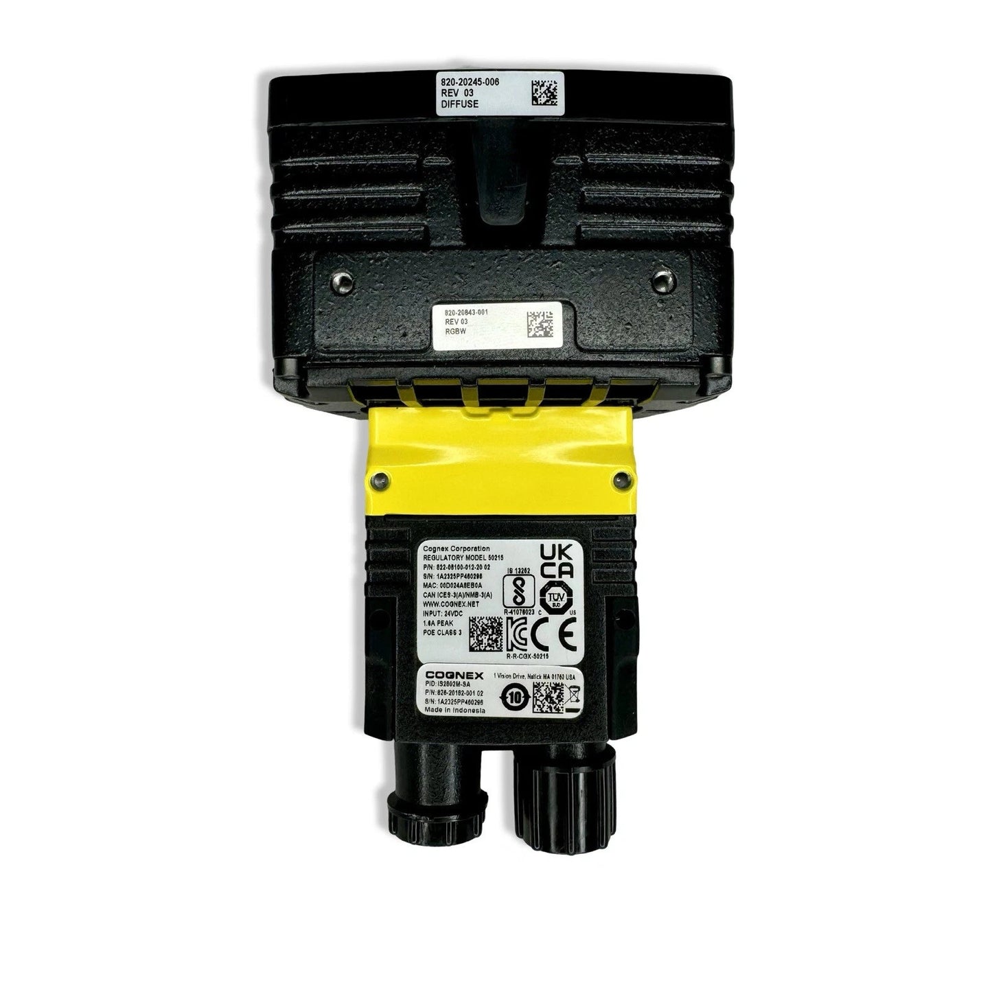 Cognex Camera IS2802M-24620-SC Edge Learning AI Vision IS2800 Series RGBW Multi Torch