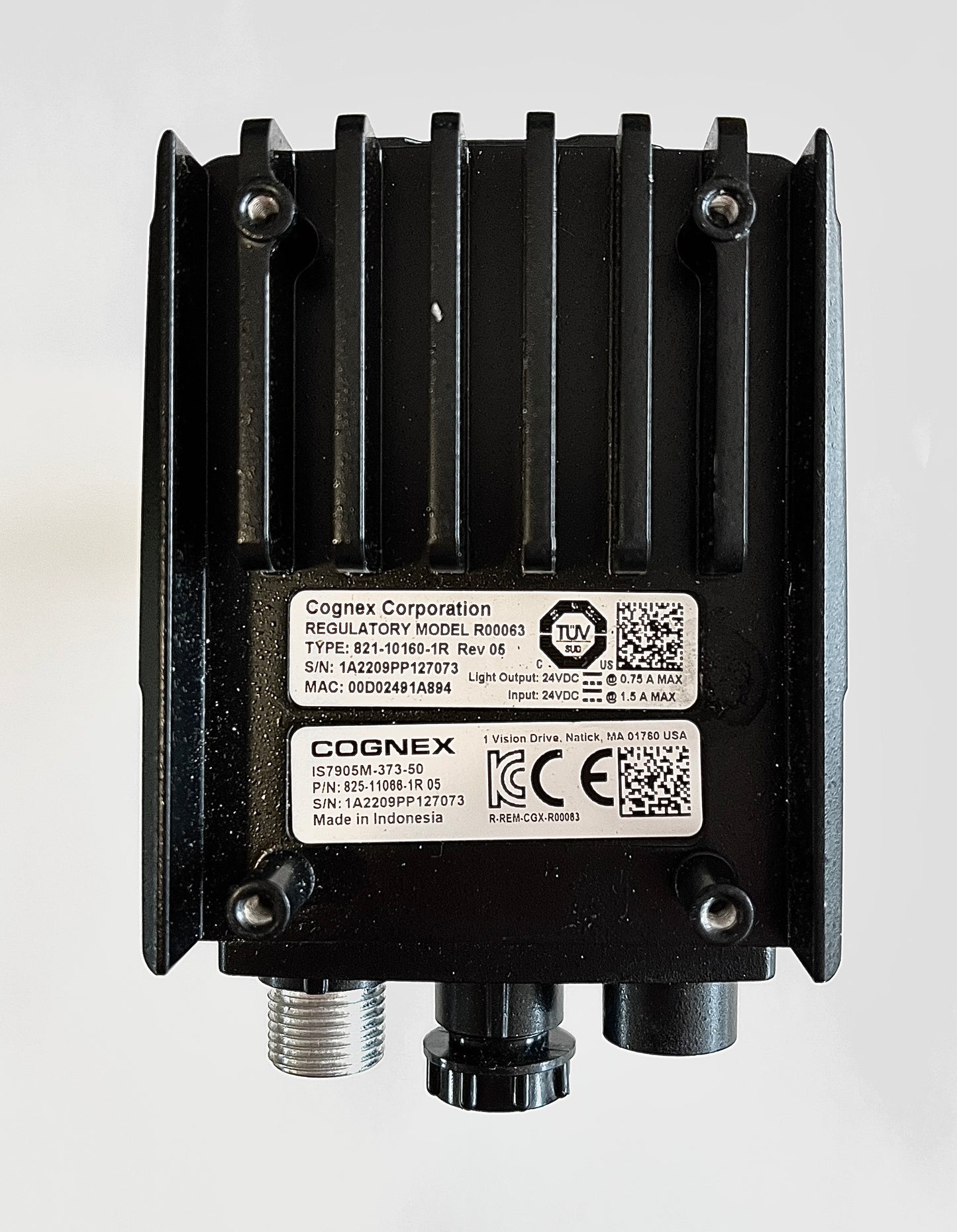 Cognex IS7905 Camera + Cables 7905-373-50 In-Sight insight 7905 IS7905M PatMax REDLINE