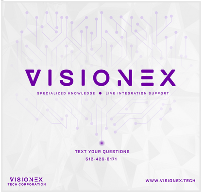 Visionex Tech Contact Info - Email: cristin@visionex.tech - Or text for callback