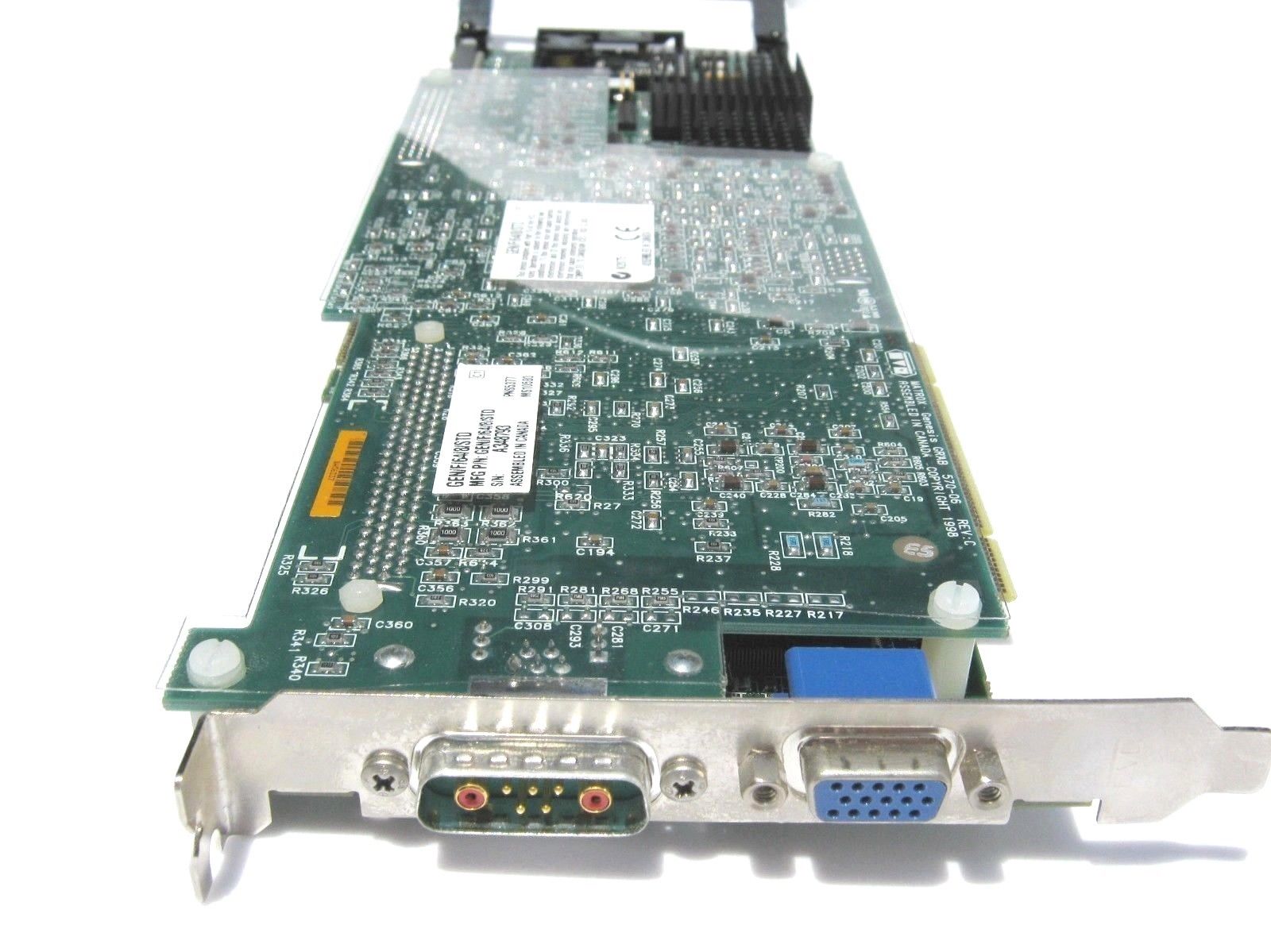 Matrox GENESIS GEN/F/64/8/STD frame grabber front view - Visionex Tech