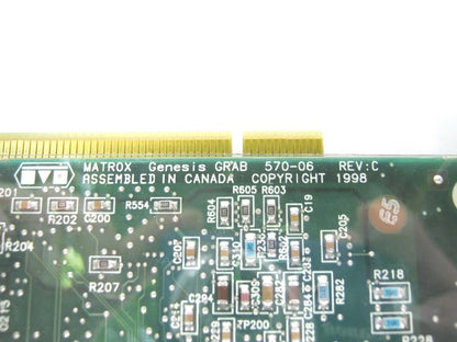 Matrox GENESIS GEN/F/64/8/STD frame grabber product view - Visionex Tech