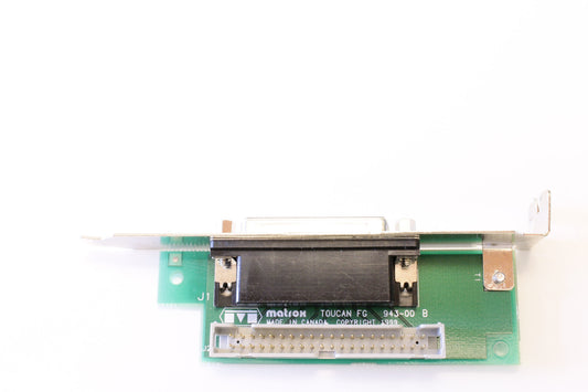 Matrox Orion Adapter / Toucan FG & Flat Cable for use with Matrox Orion PCI or AGP 7069-00 943-00 943-0001