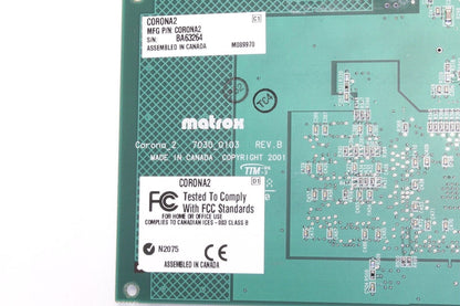 Matrox Corona 2 Frame Grabber 7030-0103