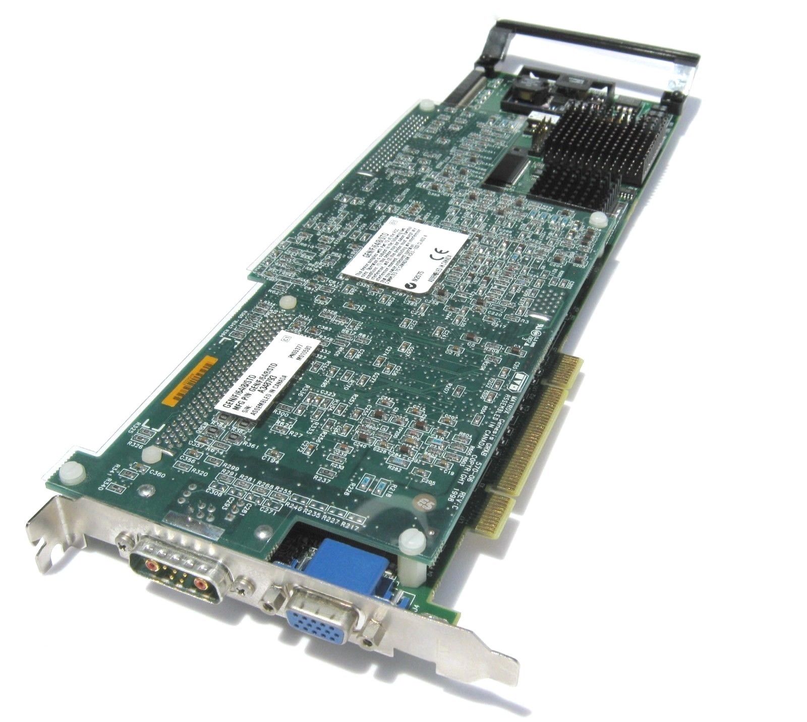 Matrox GENESIS GEN/F/64/8/STD frame grabber top view - Visionex Tech